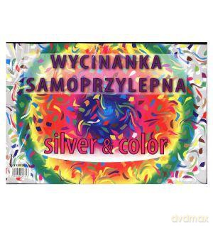 Wycinanka samoprzylepna A4 Silver&Color