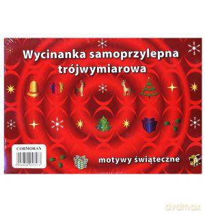 Wycinanka samoprzylepna A4 trójwymiarowa. Motyw świąteczny