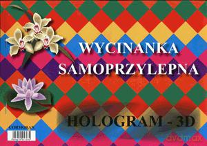 Wycinanka samoprzylepna B5 papier hologramowy 3D