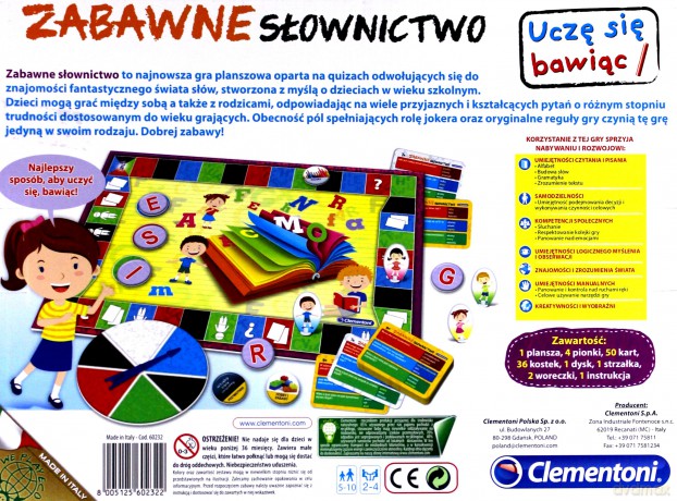 CLEMENTONI Zabawne słownictwo [GRA]
