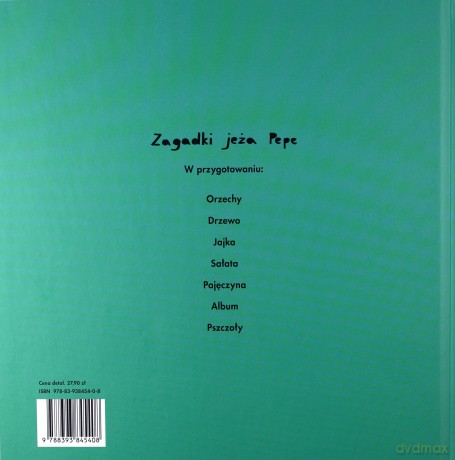Zagadki jeża Pepe. Kości - Rozalia Niedźwiecka (twarda) [KSIĄŻKA]