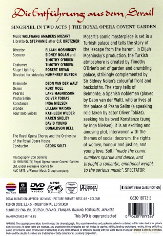 The Royal Opera Covent Garden: Mozart: Entfuhrung Aus Dem Serail [DVD]