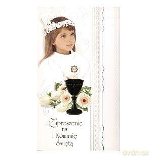 Zaproszenie na I Komunię Świętą dzieci
