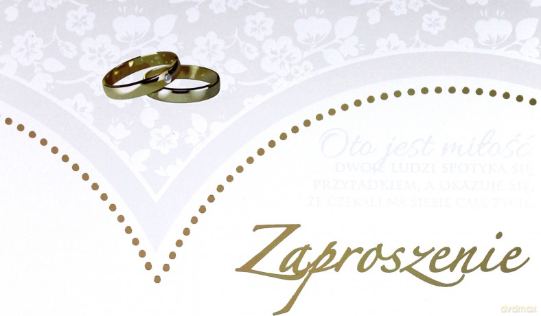 Zaproszenie ślubne