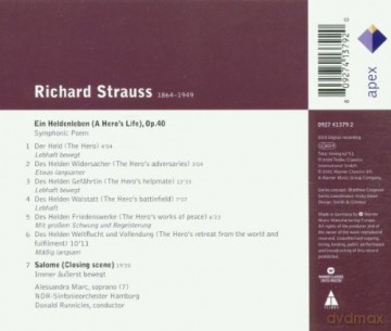Runnicles/Ndr Sinfonierorchest: Stra: Ein Heldenleben,Salome [CD]