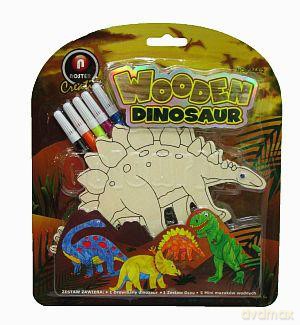 Zestaw kreatywny Drewniany dinozaur 2