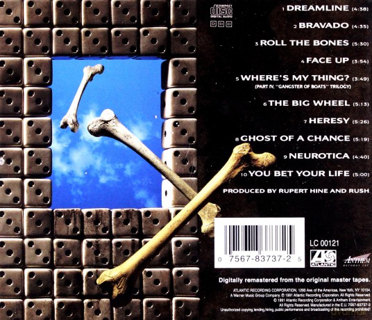 Rush: Roll The Bones (Remastered) [CD]