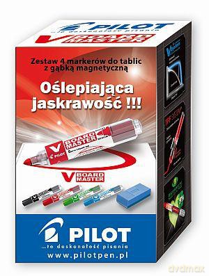 Zestaw markery do tablicy + gąbka