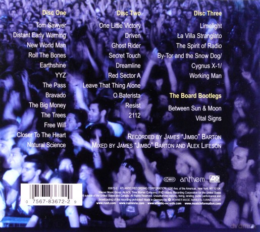 Rush: Rush In Rio Live (digipack) [3CD]
