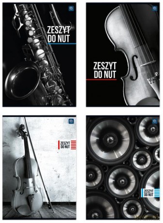 Zeszyt A4 do nut pionowy