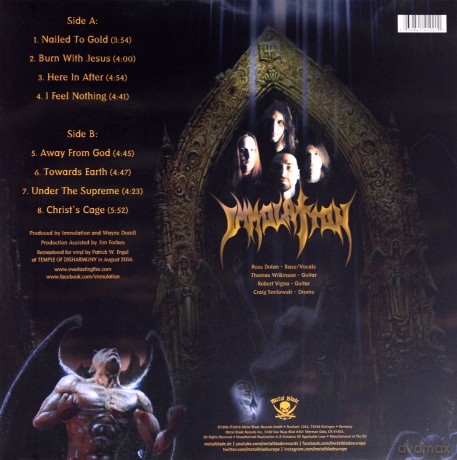 Immolation: Here In After Black [Winyl]