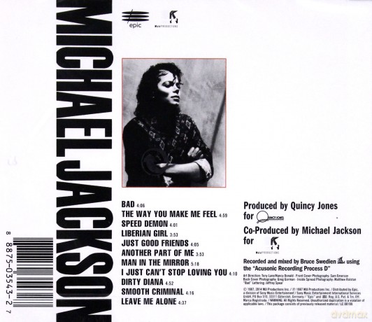 Michael Jackson: Bad [CD]
