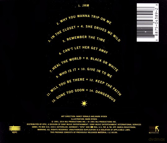 Michael Jackson: Dangerous [CD]