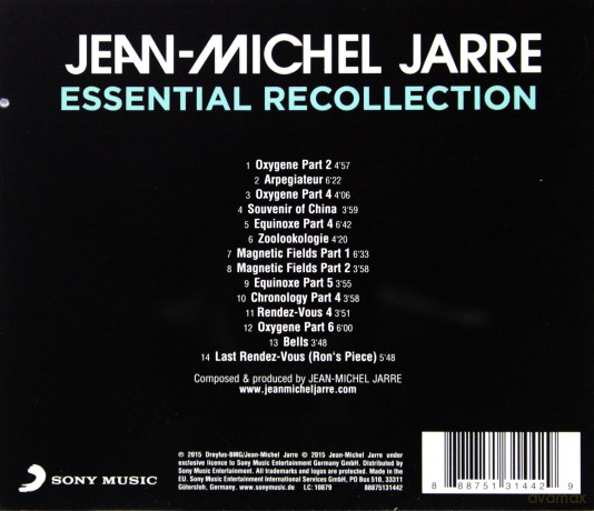 Jean-Michel Jarre: Essential Recollection [CD]