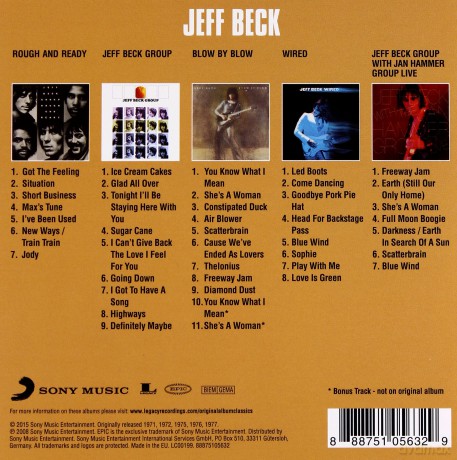 Jeff Beck: Original Album Classics [5CD]