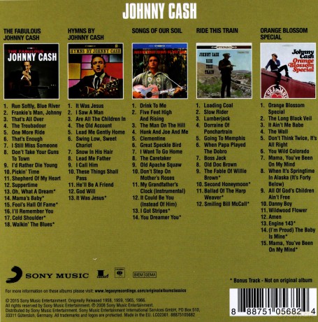Johnny Cash: Original Album Classics [5CD]