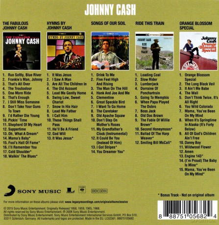 Johnny Cash: Original Album Classics [5CD]