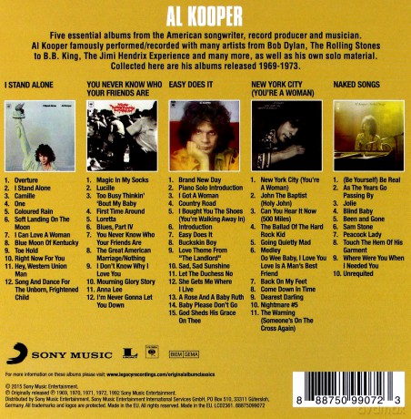 Al Kooper: Original Album Classics [5CD]