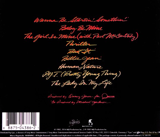 Michael Jackson: Thriller [CD]