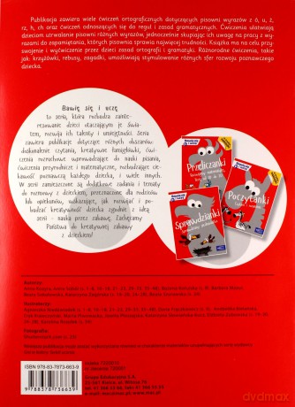 Bawię się i uczę. Siedmiolatek Ortogramki sprytne [KSIĄŻKA]