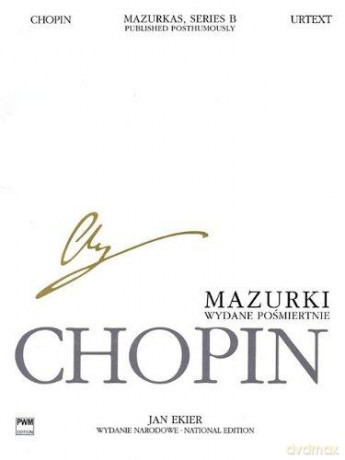 Chopin Mazurki Wydanie posmiertne [KSIĄŻKA]