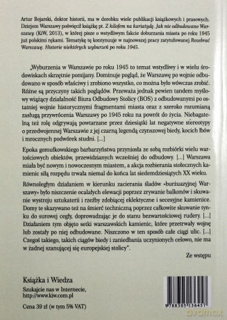 Rozebrać Warszawę. Historie niektórych wyburzeń po roku 1945 [KSIĄŻKA]