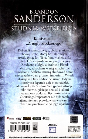 Studnia wstąpienia - Brandon Sanderson [KSIĄŻKA]