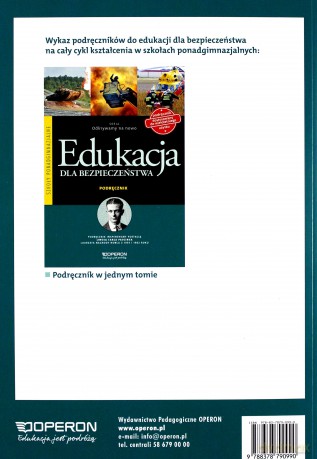 Edukacja dla bezpieczeństwa LO Odkrywamy na nowo. Podręcznik [KSIĄŻKA]