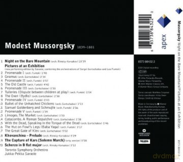 Saraste/Toronto Symphony Orche: Muss: Pictures At An Exhibition [CD]