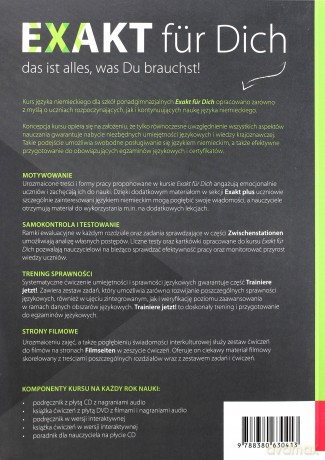 Exakt fur Dich 1 ćwiczenia [KSIĄŻKA]+[DVD]