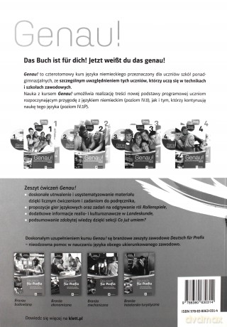 Genau 1 ćwiczenia [KSIĄŻKA]+[CD]
