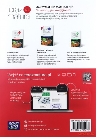 Teraz matura. Biologia. Vademecum [KSIĄŻKA]