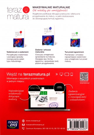 Teraz matura. Fizyka. Vademecum z zadaniami zakres rozszerzony [KSIĄŻKA]