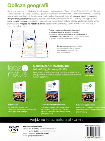 Geografia LO 1 Oblicza geografii Karty Pracy zakres podstawowy [KSIĄŻKA]