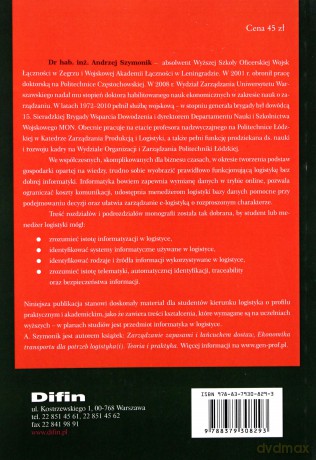 Informatyka dla potrzeb logistyka [KSIĄŻKA]