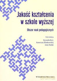 Jakość kształcenia w szkole wyższej [KSIĄŻKA]