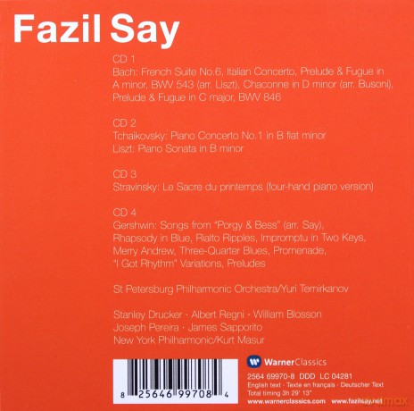 Fazil Say: Fazil Say Capbox [4CD]