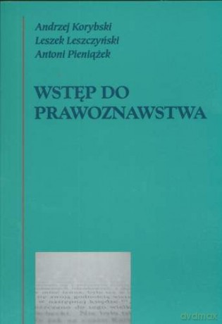 Wstęp do prawoznawstwa [KSIĄŻKA]