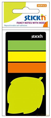 Zakładki indeksujace neon + notes listek