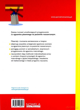 Zdam maturę 2015 język hiszpański rozszerzony pisemny [KSIĄŻKA]