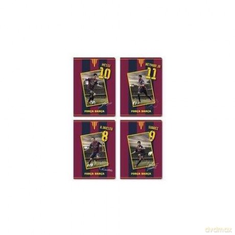 Zeszyt A5/16K trzy linie kolor FCB (20 szt)