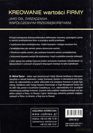 Kreowanie wartości firmy [KSIĄŻKA]