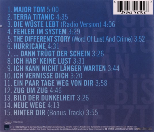 Peter Schilling: Von Anfang An ... Bis Jetzt [CD]