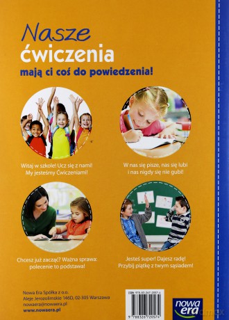 Nasze ćwiczenia Kl. 1 cz.1 [KSIĄŻKA]