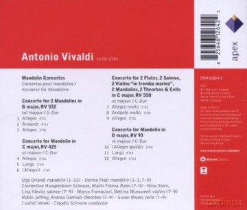 Scimone/Isv: Viva: Mandolinenkonzerte [CD]