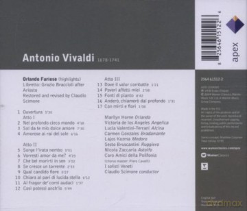 Scimone/Isv: Viva: Orlando Furioso [CD]