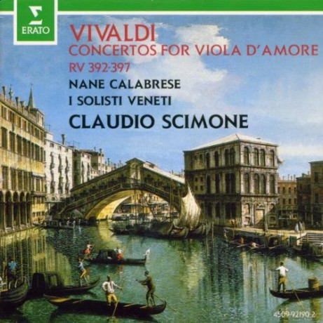 Scimone/Isv/N. Calabrese: Antonio Vivaldi.: Kon.F.Viola D'amore [CD]