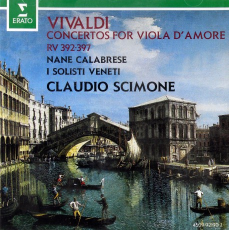 Scimone/Isv/N. Calabrese: Antonio Vivaldi.: Kon.F.Viola D'amore [CD]