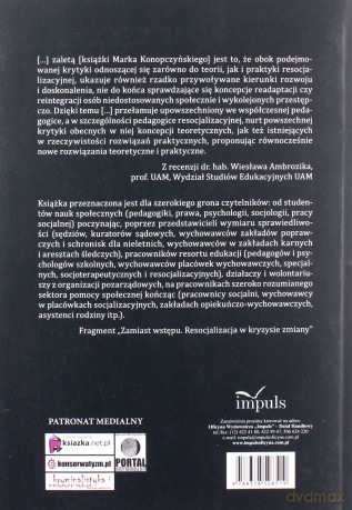 Pedagogika resocjalizacyjna nowe [KSIĄŻKA]
