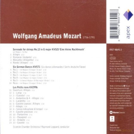 Scottish Chamb.Orch./Leppard: Mozart: Eine Kleine Nachtmusik/Le [CD]